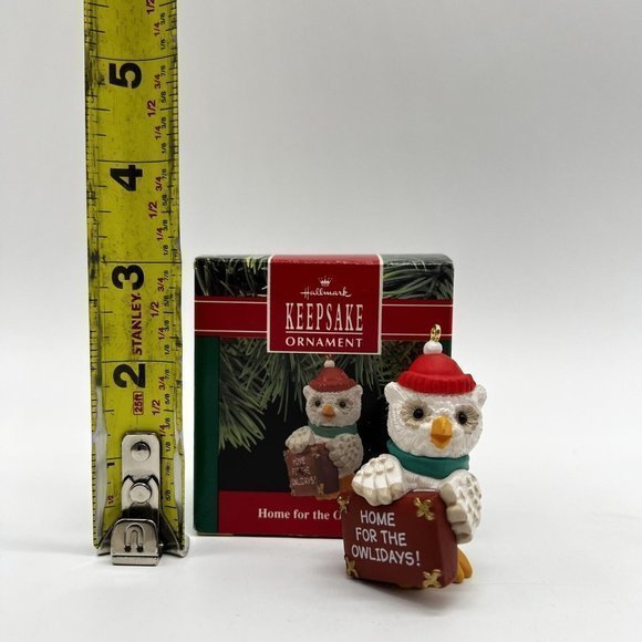 Hallmark Keepsake Ornament Home for the Owlidays Snowy‎ Owl 1900 - Picture 3 of 4